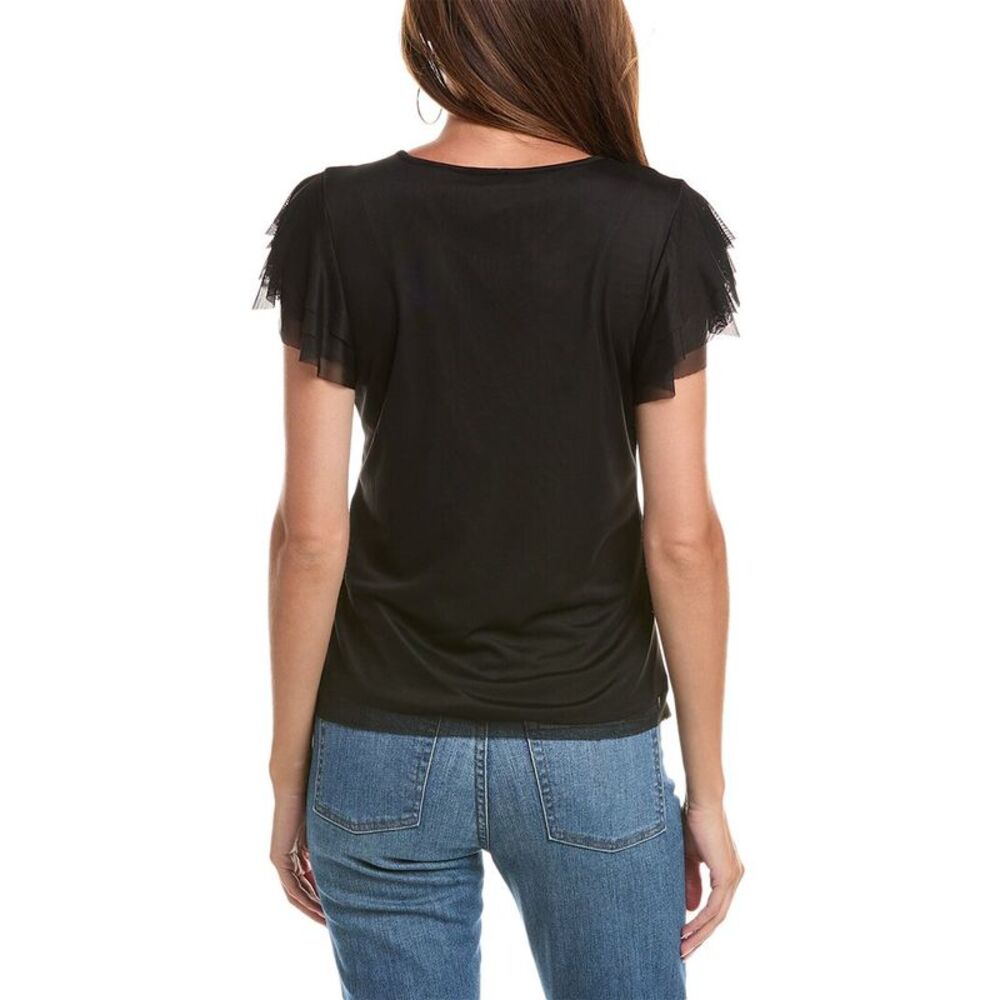 Vince Camuto Womens  Ruffle Sleeve Blouse - Picture 2 of 3